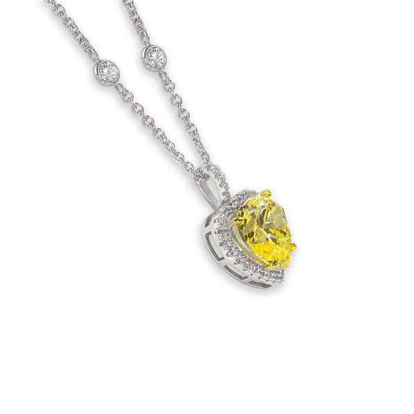 Kate Canary Heart Necklace